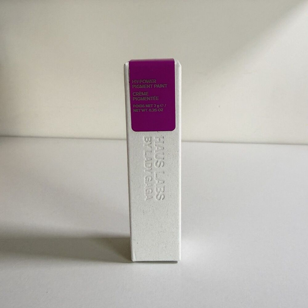Haus Labs by Lady Gaga Hy-Power Pigment Paint Fuchsia Matte 0.25oz. NIB